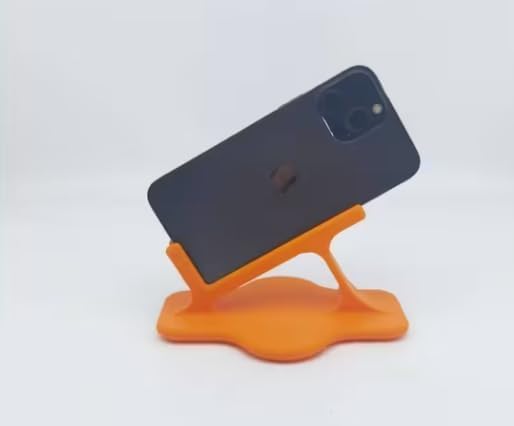 Bedside Phone Holder Stand for Bed & Sofa | Anti-Drop Lazy Mobile Holder with Ergonomic Curved Base, Non-Slip Grip for Side-Lying Video Viewing (1 PCS) (Multicolor)-image-33