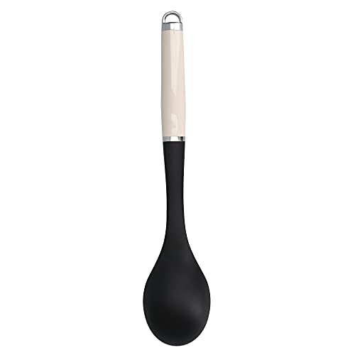 KitchenAid Basting Spoon, Stainless Steel, Durable and Easy to Clean, Almond Cream