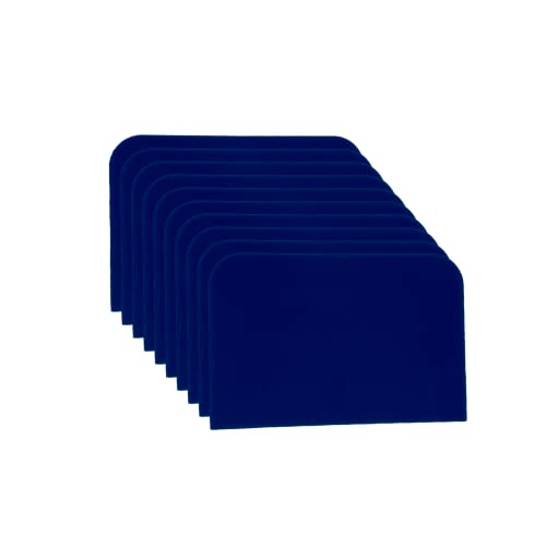 Set di 10 spatole per carrozzeria – Set di spatole – Spatola in plastica – Made in Germany – Spreader in plastica riutilizzabile per l'applicazione di stucco, smalti, fughe