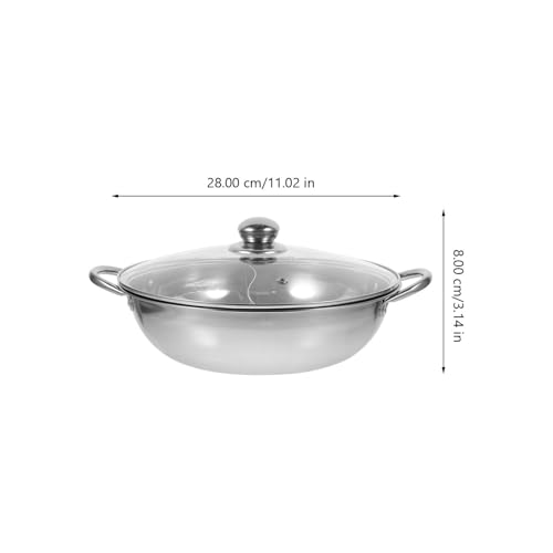 Marmite Fondue Chinoise Double Compartiment Induction Plaque - 3