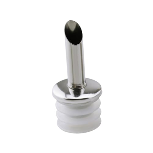 BRIGHTFUFU Top Stainless Steel Oil Bottle Stopper Wine Spout Liquor Bottle Pourer Random Style