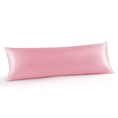 Image of INFIIXSO Silk Pillowcase 1Pack Pink 20x54IN