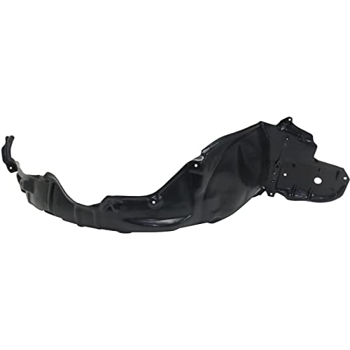 Image of FitParts Compatible with Toyota Prius 2010-2015 Front Right Fender Liner | Passenger Side, Hatchback, Plastic, Ready to Install, OEM 5387547030, TO1249158