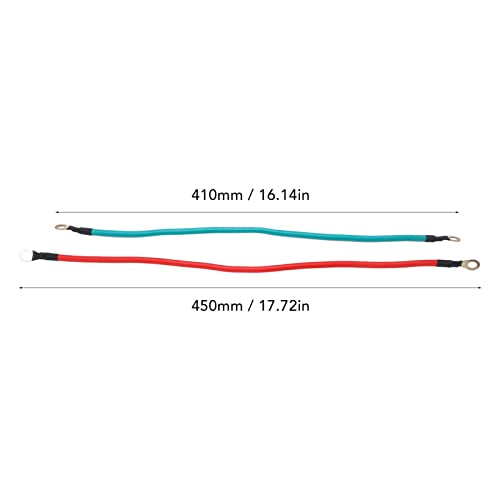 Tgoon Battery Terminial Cable, Battery Cord Firm Connection Abs Brass 2Pcs Red Green For 173 178F #TOP5