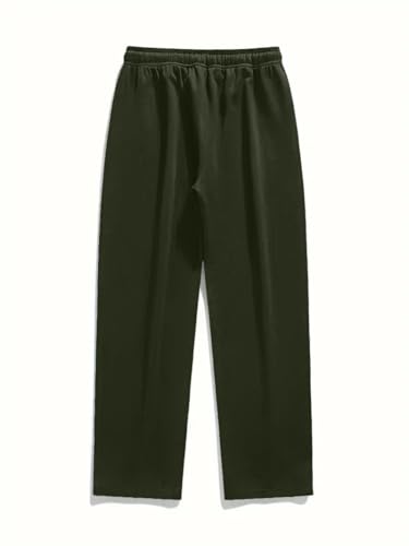 Image of GRECIILOOKS Korean Style Track Pants for Men - Loose Fit Lycra Cargo Joggers | Trendy Gym & Streetwear Bottoms with Utility Pockets (Available in Plus Size)