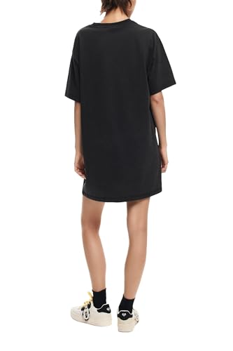 Vestido mujer Desigual manga corta que soluciona el dilema de que ponerse en los dias de calor 2