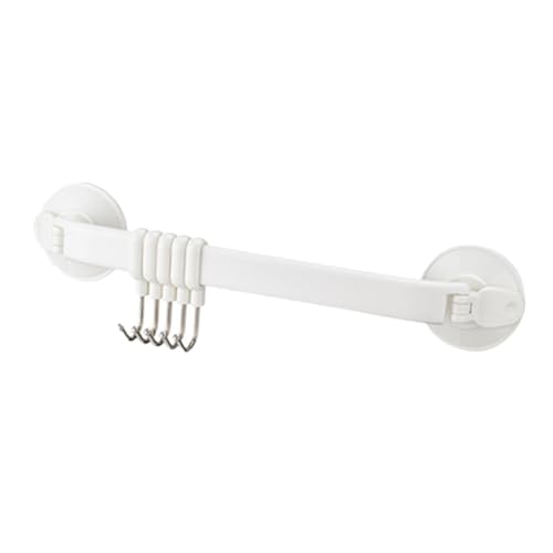 VANZACK Gancho de Succión Fuerte para Pared Colgador Múltiple de Ganchos para Cocina y Baño sin Taladro Resistente y Fácil de Montar Superficies para Organizar Utensilios y Tazas