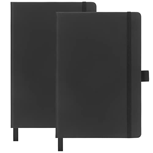 Simpolor Cahier ligné A5 2 pièces Noir Cover