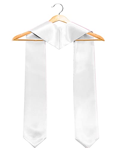 Image of Graduation Stole Honor Stole Plain Sash 60 inch Long for Graduation Ceremony and Graduation Photos