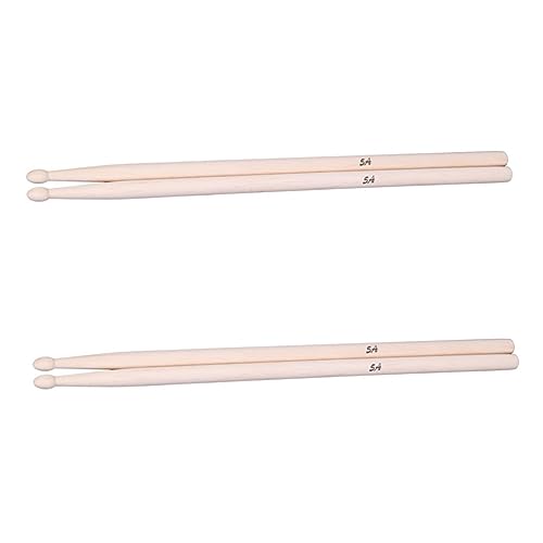 Baquetas de madera de arce 2 pares 41 cm para práctica miniatura 1