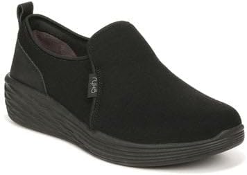 Ryka Women's Naomi Slip-On Sneaker Black Fabric