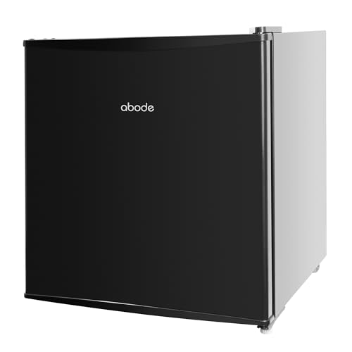 Abode Table Top Mini Freezer Black Freestanding 31 Litre Capacity with Reversible Door 4 Star Freezer Rating Adjustable Feet & 1 Wire Shelf ATTFZ0E1B (Black)