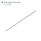CoCud 20Stk Rund Stahl Stab 1.5mm Durchmesser 100mm Länge Schnellstahl Stangenware Handwerk DIY Werkzeug - (Anwendung: für Drehmaschinen Bohrmaschine)