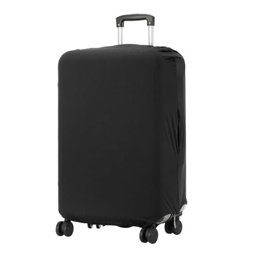 uxcell Luggage Cover for Suitcase Protector, Fit 18-20 Inch Luggage Elastic Suitcase Cover Scratch-Resistant Covers for Travel Business Trips, Black (S)