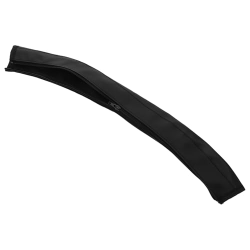 SWETRACE Protector del Mango del Cochecito de Ñiño en Cuero Suave y Duradero, Funda Ajustable Cremallera para Silla de Paseo, Tamaño 20.47X2.36 Pulgadas