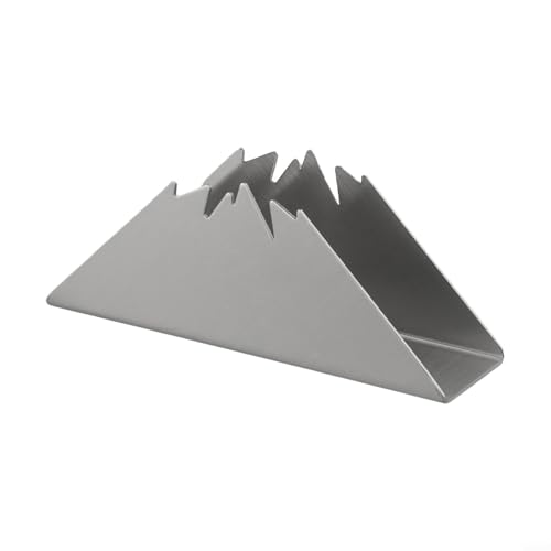 Honseadek Servilletero de mesa, construcción de acero inoxidable para uso resistente al óxido, diseño minimalista adecuado para cocina, comedor y barbacoas al aire libre (SLIVER)