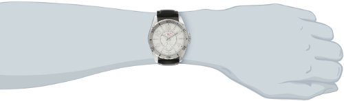 Accutime U.S. Polo Assn. Classic Men's US5159 Black Synthetic Leather Strap Watch, Dress