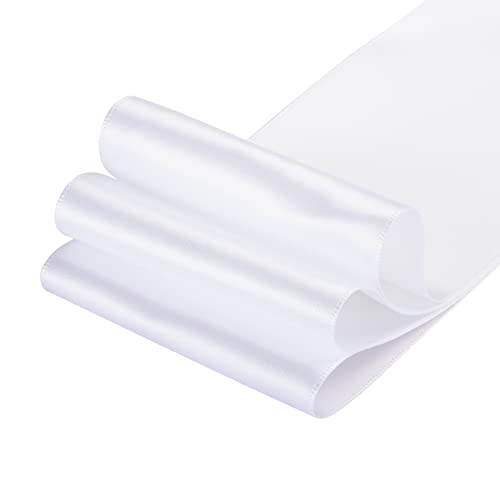 Double Faced Satin Ribbon, 75mm X 22M, Solid Polyester Craft Ribbon, Perfect for Gift Wrapping Crafts - Image 3