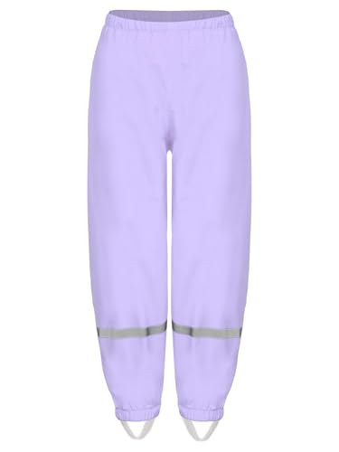 Boys Girls Waterproof Rain Pants Toddler Kids Lightweight Reflective Strips Cargo Trousers Outdoor Rainwear4