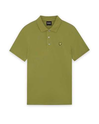 Polo Lyle & Scott Vert Arbuste M - Tissu Anti-Déformation Confort