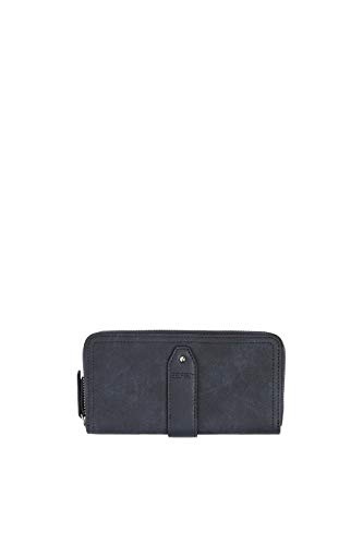 Preisvergleich Produktbild Esprit Accessoires Damen Isacaszipclutch Geldbörse, Blau (Navy), 2x9,5x19,5 cm