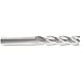 Carbide End Mill, 3/4" Shank Diameter, 4 Flute, Single, 7", Uncoated