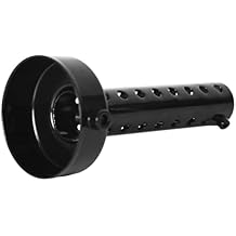 Larcele 60mm Universal Motorcycle Exhaust Silencer Adjustable Removable Motorcycle Exhaust Muffler XSQ-03 Black