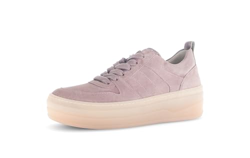 Gabor Damen Low-Top Sneaker, Frauen Sneaker,Off-White,Oliv,offen,Ultra-Light,Visone,Amazon,bequem-e,breite,weit,Rosewood/Dark Rose,40.5 EU / 7 UK