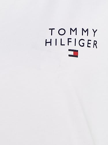 Tommy Hilfiger Damen T-Shirt Kurzarm Rundhalsausschnitt, Weiß (White), XS – Ansicht 4
