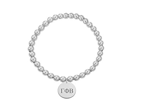 Gamma Phi Beta Bracelet Sorority Stretched Beaded Bracelet3