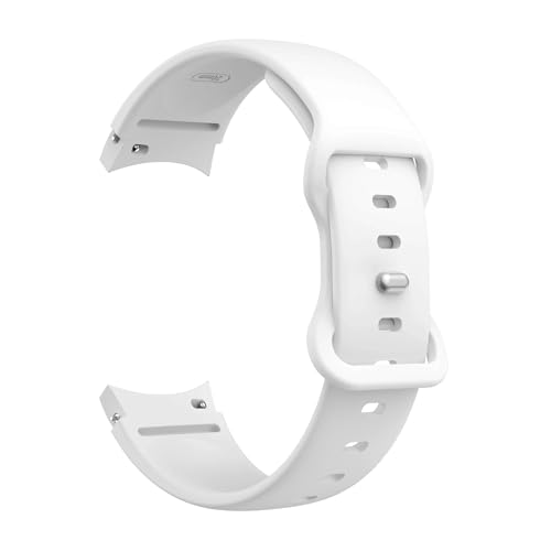 [XGYOMVB] Watch 7 40mm �Ή��o���h �\�t�g�V���R�� �X�|�[�c�X�g���b�v ���X�g�o���h Watch FE 6 5 4 ���f�B�[�X �����Y(White,Galaxy watch FE)
