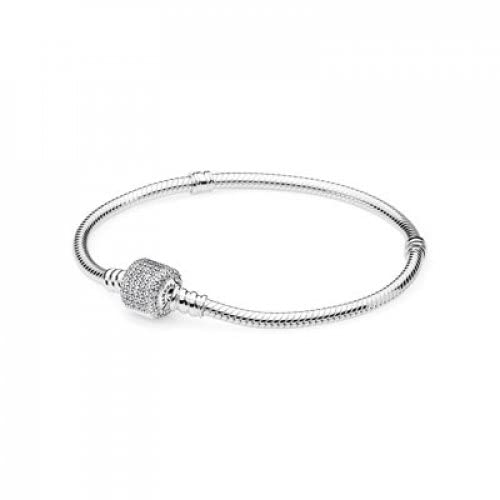 Preisvergleich Produktbild Pandora Pulsera 590723CZ-18 Mujer Plata Moments Cierre de Firma