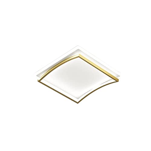 Plafonnier encastré à LED carré pour illuminer le couloir d'une villa