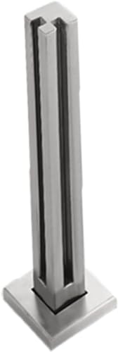 Escalera de aluminio para piscina con soporte de terraza vertical resistente y poste de 41.3'' 2
