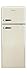 Amica DTR 374 190 B Retro Kühl-/Gefrierkombination/Beige / 144cm (H) x 55cm (B) x 62cm (T) / Retro-Design MI 4 günstig Kaufen-Amica DTR 374 190 B Retro Kühl-/Gefrierkombination/Beige / 144cm (H) x 55cm (B) x 62cm (T) / Retro-Design