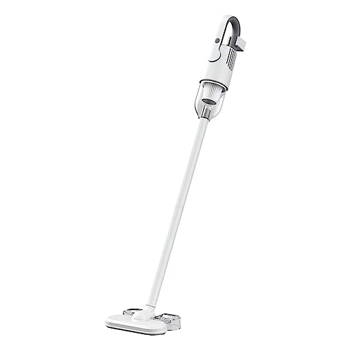 Aspirador Escoba y Fregona Todo en Uno, Aspiradoras de Agua y Polvo con Tanque de Agua, 12000Pa, Aspirador Vertical Ligero para Suelos Duros y Cerdas