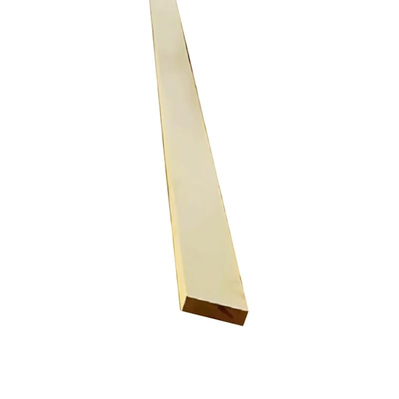 Präzise geschnittene H59-Messingplatte, 100 mm Länge, ideal for Handwerk, Reparaturen und Elektroprojekte(2x25mm)