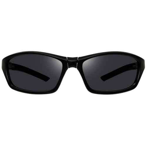 Image of Groeningen Rectangular Polarized Sunglasses for Men & Women - Lightweight TR Frame, UV400 Protection
