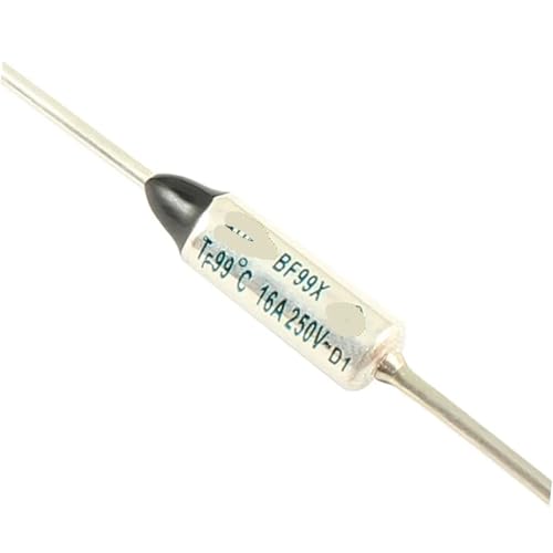 Fusibles thermiques BF99 16 A 250 V coupure nette à 99 degrés fil TCO