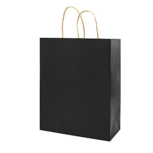 Bagmad Small Each 100 Pack Brown&Color Craft Paper Gift Bags With Handles Bluk For Birthday Party Favors Christmas thumb #6