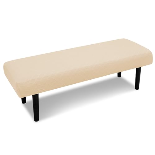 Dining Bench Seat Covers, Stretch Bench Covers | Washable Bench Seat Protector, Rectangle Bench Cushions Covers for Dining Room, Living Room, Kitchen