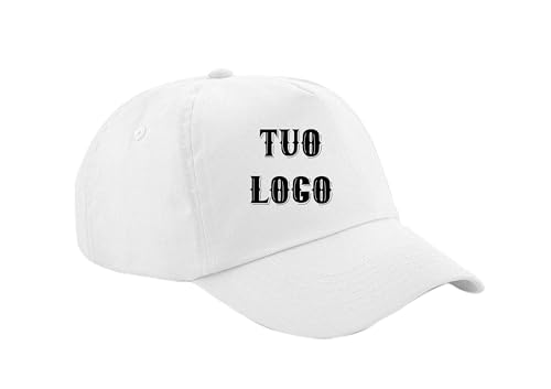 CUSTOM PRINT SHOPPING Chapeau Personnalisé Imprimé Logo Couleur avec Fermeture Réglable, biao, Taille Unique