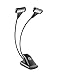Produktbild K&M 12273 Notenpultleuchte Double4 LED T-Model Flexlight Schwarz  Befestigung per Clip  3000 Kelvin, 64 Lumen