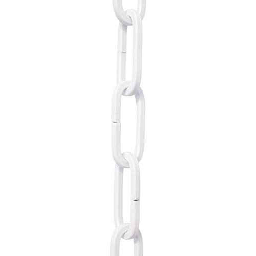 Image of RCH Hardware CH-S62-40-WHT-10 Steel Chandelier Chain, White (10 Feet)