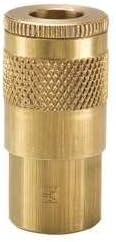 Parker B17 Valved Pneumatic Quick Coupler 1/2 NPT Female Brass