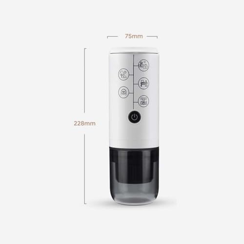 Machine à expresso élégante d'extérieur avec dosettes de café rechargeables