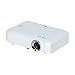 LG Beamer PH510PG bis 254 cm (100 Zoll) Cineabeam HD LED Projektor (550 Lumen, 1280 x 720, DMD DLP Chip, Integrierter Akku), weiß