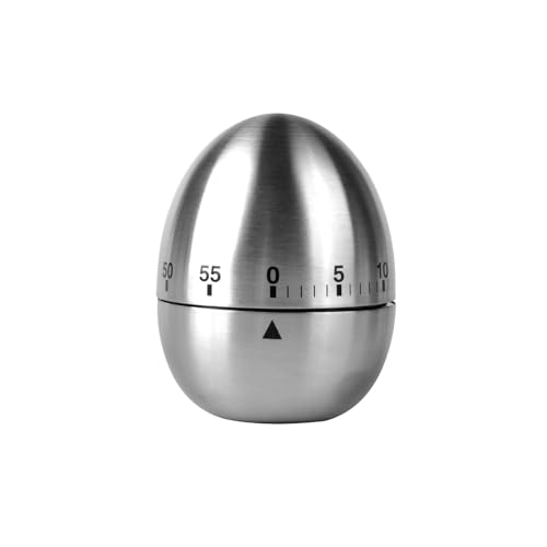 RileyFine WG015 Temporizador mecánico, recordatorio manual de cuenta regresiva, adecuado para cocinar, estudiar, trabajar, carreras, etc. (huevo)