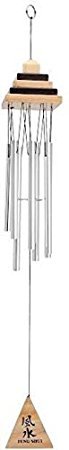 RIPE INDIA Wind Chime Premiere Grande Series Tuned 6 Pipe (60 cm) Positive Vibrations & Energy