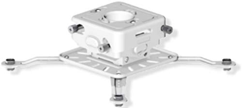 Crimson AV JR3W SyncPro Universal Mount for Projectors with Micro Adjustment, White, 70lb (31.8kg) Weight Capacity, 13.8